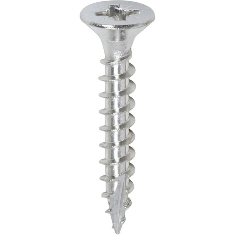 Timco - Classic Multi-Purpose Screws - PZ - Double Countersunk - A2 Stainless Steel (Size 4.0 x 25 - 200 Pieces)