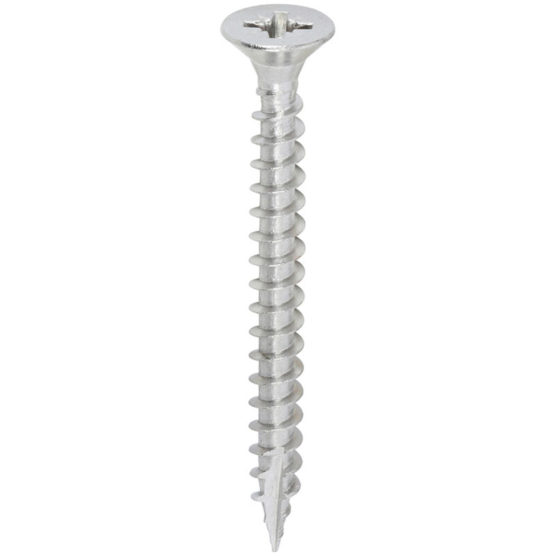 Timco - Classic Multi-Purpose Screws - PZ - Double Countersunk - A2 Stainless Steel (Size 5.0 x 50 - 200 Pieces)