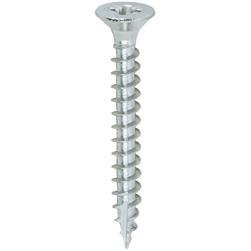 Timco - Classic Multi-Purpose Screws - PZ - Double Countersunk - A2 Stainless Steel (Size 3.0 x 25 - 200 Pieces)