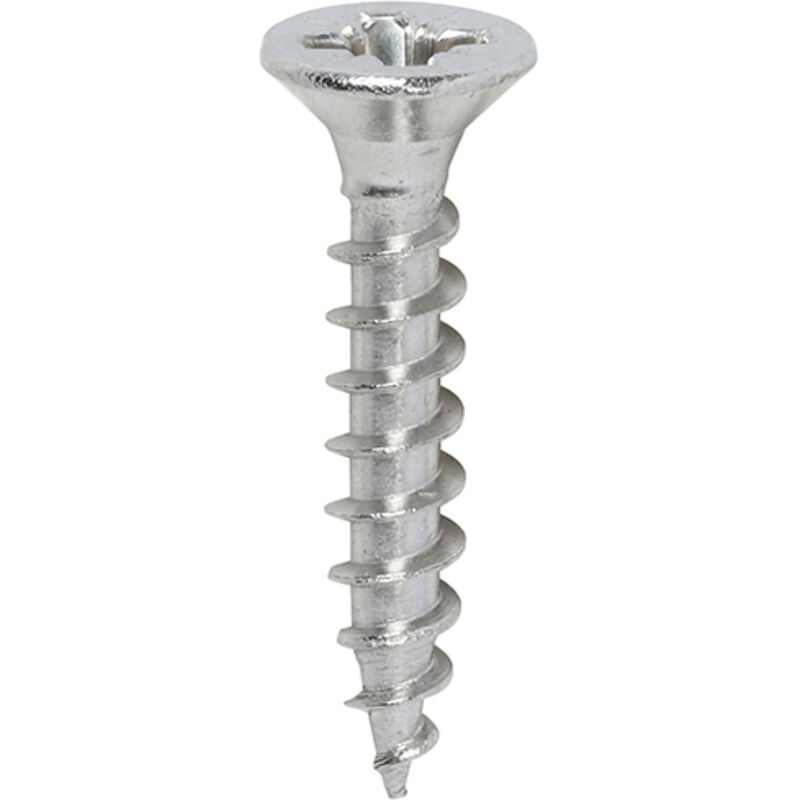Timco - Classic Multi-Purpose Screws - PZ - Double Countersunk - A2 Stainless Steel (Size 3.5 x 20 - 200 Pieces)