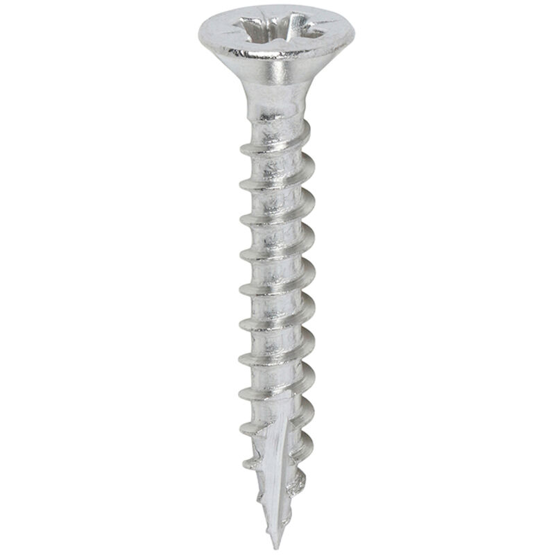 Timco - Classic Multi-Purpose Screws - PZ - Double Countersunk - A2 Stainless Steel (Size 3.5 x 25 - 200 Pieces)