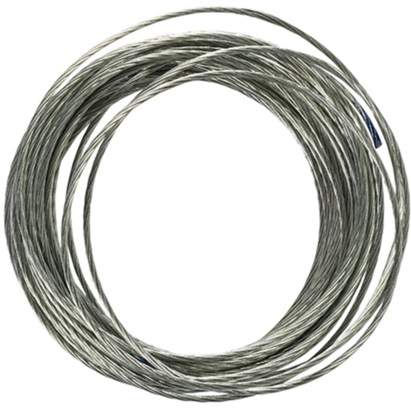 Timco Picture Wire Silver - 0.92Dia x 3.6M (1 Pack)
