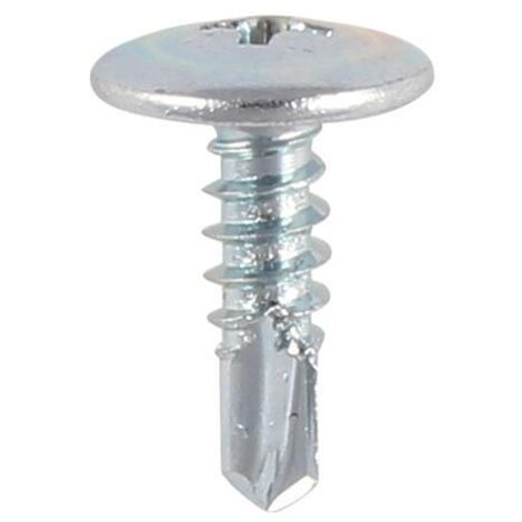 TIMco 4.2 x 25mm Wafer Head Self Drilling Screw BZP Qty 1000