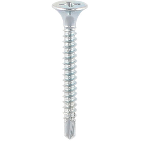 TIMCO 4.8 x 100mm Metal Stud Plasterboard Self Drilling Zinc Screws Box Of 500