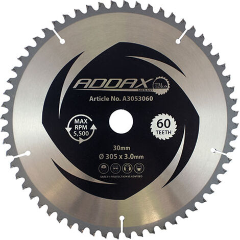 TIMCO -5° Circular Saw Blade - 305 x 30 x 60T