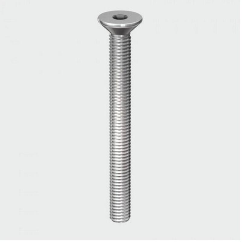 Timco - Socket Screws & Hex Nuts - Countersunk - Stainless Steel (Size M6 x 25 - 6 Pieces)