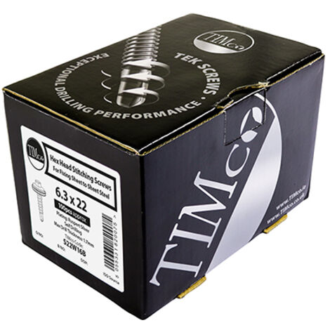 TIMco 6.3 x 25mm Hex Head Stitching Screws Qty 100