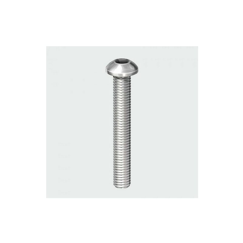 Timco - 630BUTSSP Button Socket and Nut A2 Stainless Steel 6 x 30 Bag of 4