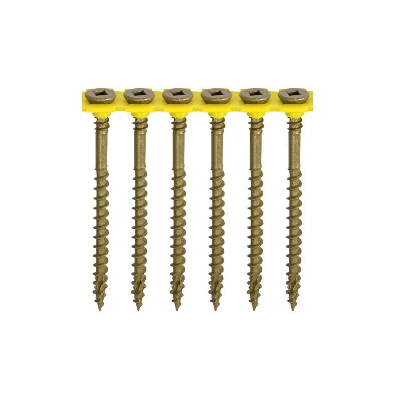 4.5 x 65mm C2 Collated Decking Screws SQ2 500 Pack - Timco