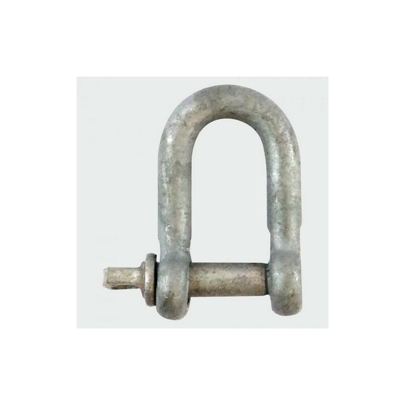 6DSP Dee Shackle Galv 6mm Pack of 5 - Timco