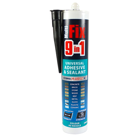 TIMCO 9 In 1 Universal Adhesive & Sealant Black - 290ml