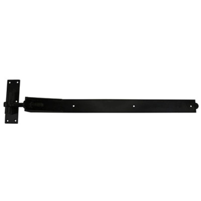 Timco Supplies - Timco Adjustable Band & Hook on Plates Hinges Black - 750mm (2 Pack)