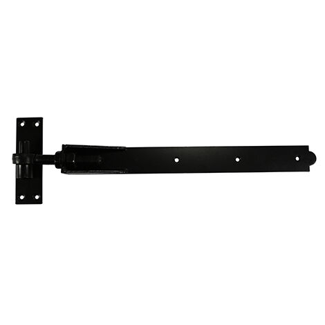 TIMCO Adjustable Band & Hook on Plates Hinges Black - 600mm