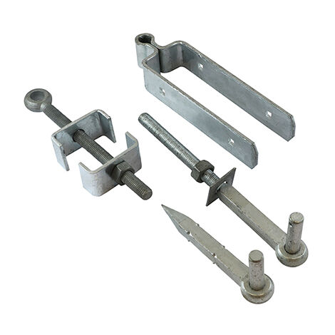 TIMCO Adjustable Gate Hinge Set Hot Dipped Galvanised - 450mm