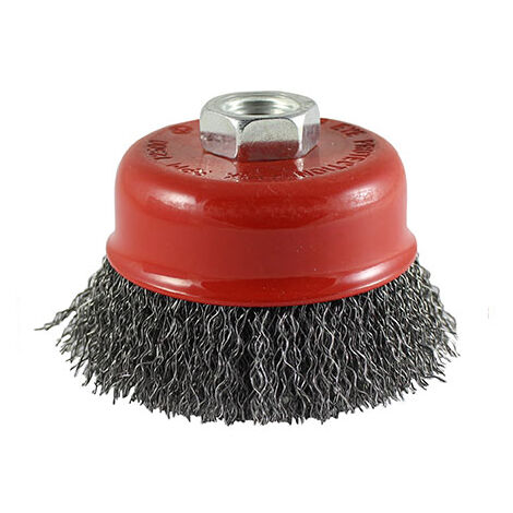 TIMCO Angle Grinder Cup Brush Crimped Steel Wire - 125mm