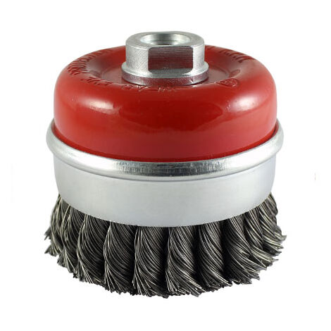TIMCO Angle Grinder Cup Brush Twisted Knot Steel Wire - 100mm