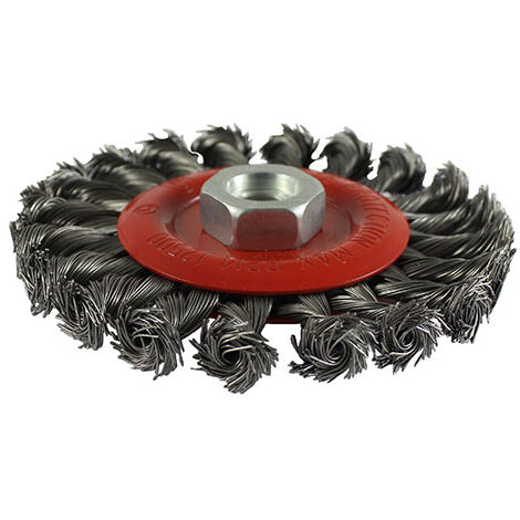 TIMCO Angle Grinder Wheel Brush Twisted Knot Steel Wire - 115mm