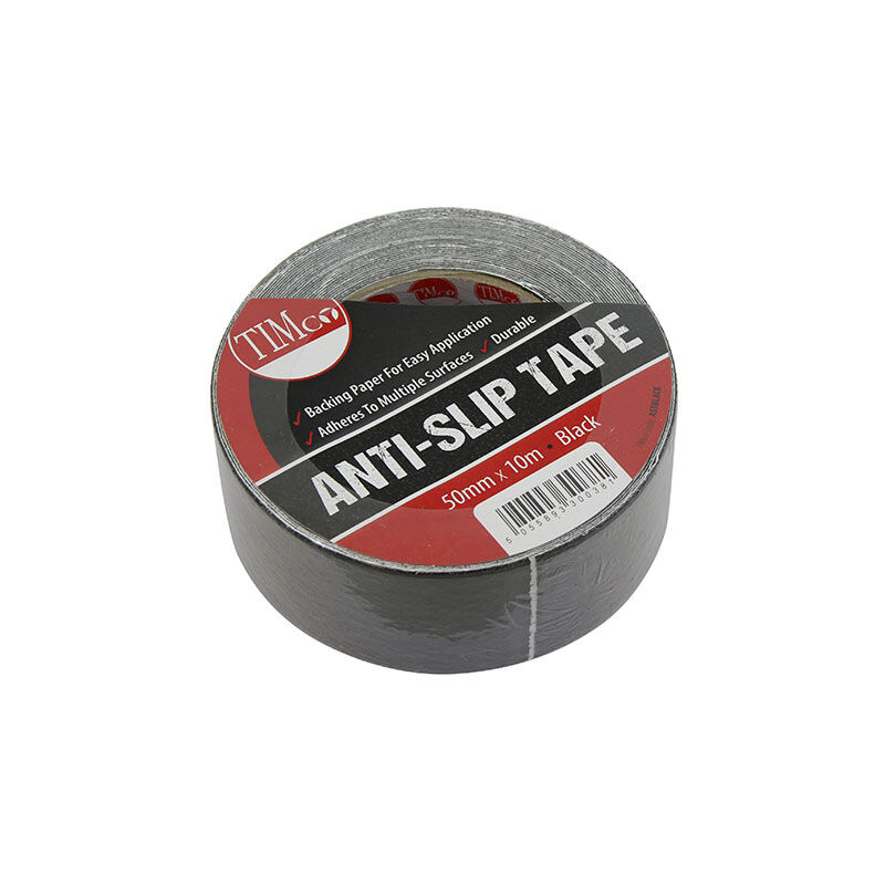 Timco - Anti-Slip Tape - Black (Size 10m x 50mm - 1 Each)