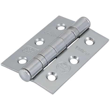 TIMCO Ball Bearing Hinges Grade 7 Steel Polished Chrome - 76 x 51 x 2.2