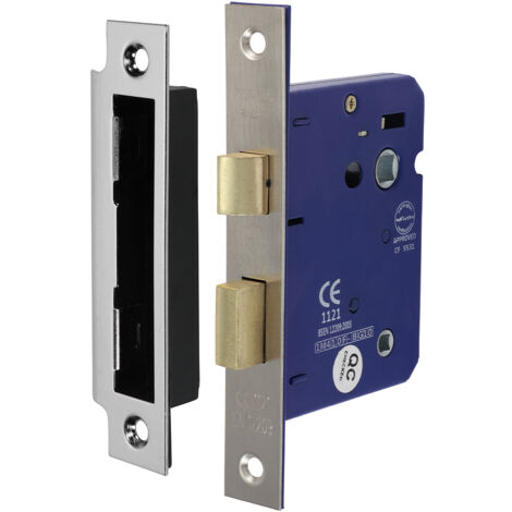 TIMCO Bathroom Lock Satin Nickel - 78mm