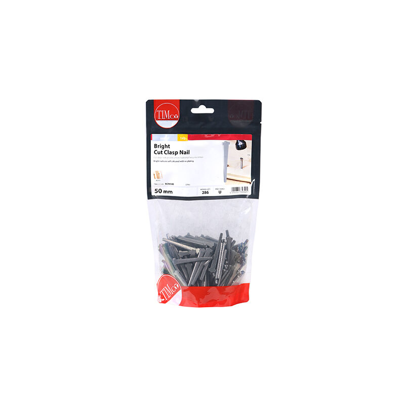 Timco - Cut Clasp Nails - Bright (Size 50mm - 1 Kilograms)