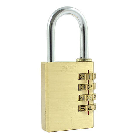 TIMCO Brass Combination Padlock - 21mm