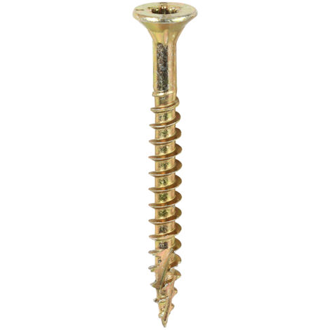 TIMCO C2 Clamp-Fix Multi-Purpose Premium Countersunk Gold Woodscrews - 4.0 x 40