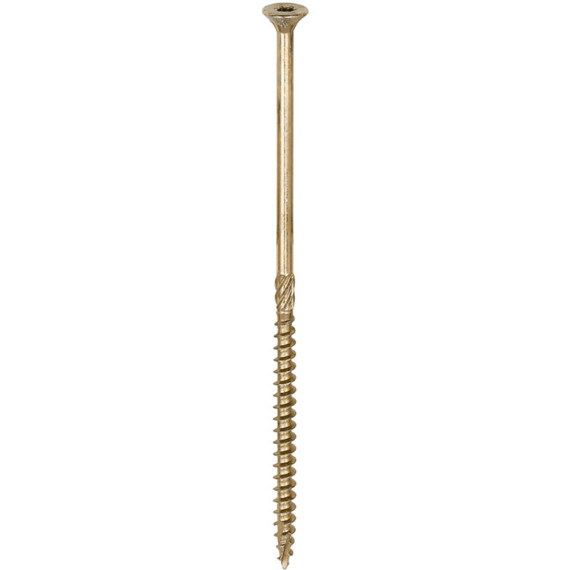 Timco - C2 Clamp-Fix Multi-Purpose Premium Screws - TX - Double Countersunk - Yellow (Size 6.0 x 150 - 100 Pieces)