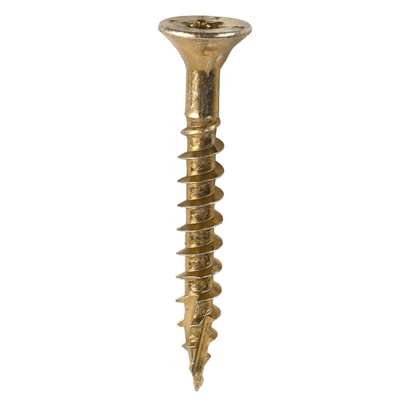 Timco - C2 Clamp-Fix Multi-Purpose Premium Countersunk Gold Woodscrews - 5.0 x 40