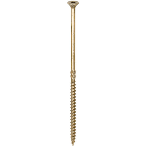 TIMCO C2 Clamp-Fix Multi-Purpose Premium Countersunk Gold Woodscrews - 6.0 x 150
