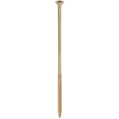TIMCO C2 Clamp-Fix Multi-Purpose Premium Countersunk Gold Woodscrews - 8.0 x 225