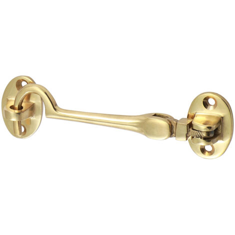 TIMCO Cabin Hook Polished Brass - 100mm