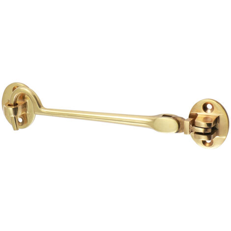 TIMCO Cabin Hook Polished Brass - 150mm