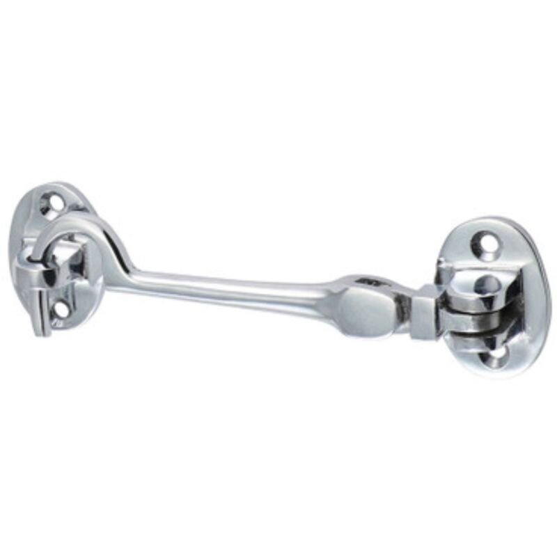 Timco Supplies - Timco Cabin Hook Polished Chrome - 100mm (1 Pack)