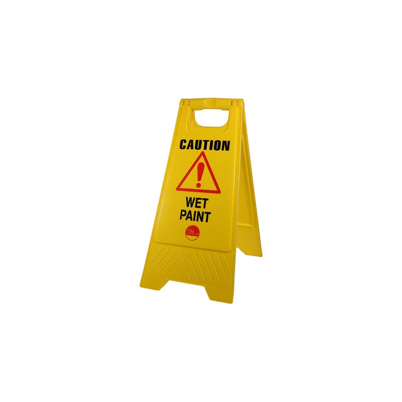 Caution Wet Paint A-Frame Safety Sign - 610 x 300 x 30 - Timco