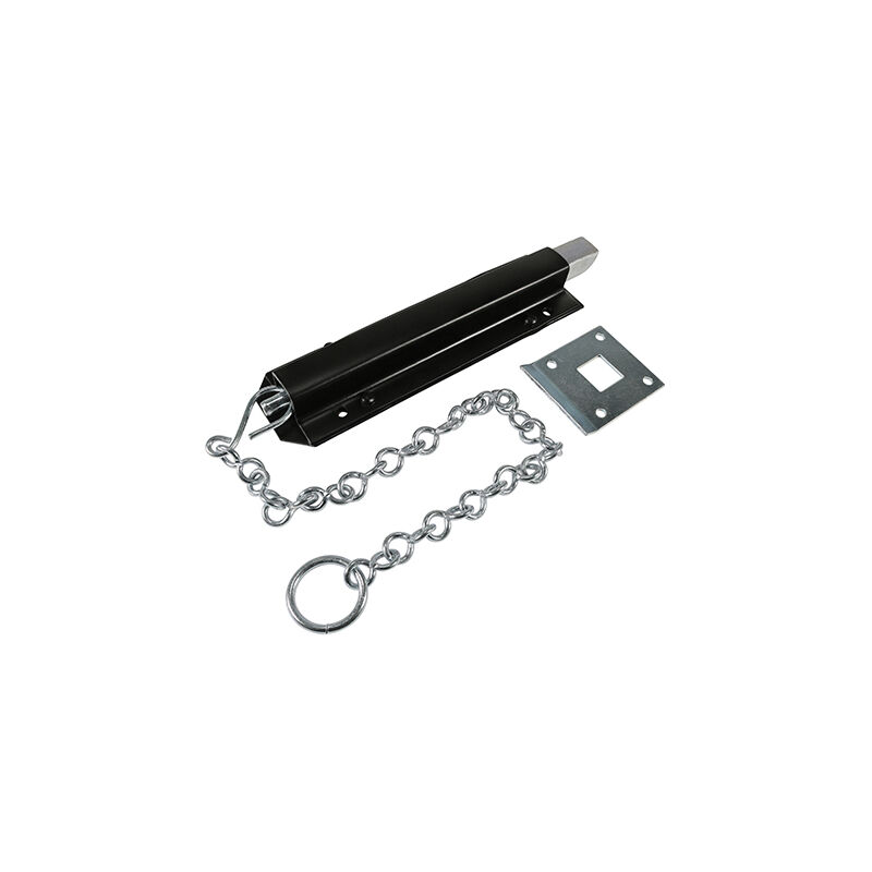 Timco - Spring Chain Bolt - Black (Size 18" - 1 Each)