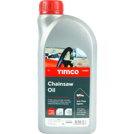 TIMCO Chainsaw Oil, Premium Anti-Fling Lubricant - 1L