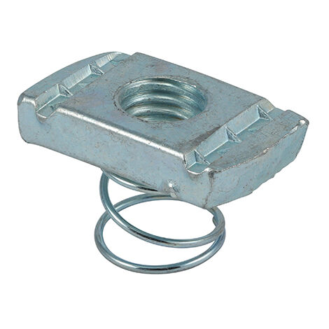 TIMCO Channel Nuts Short Spring Silver - M12
