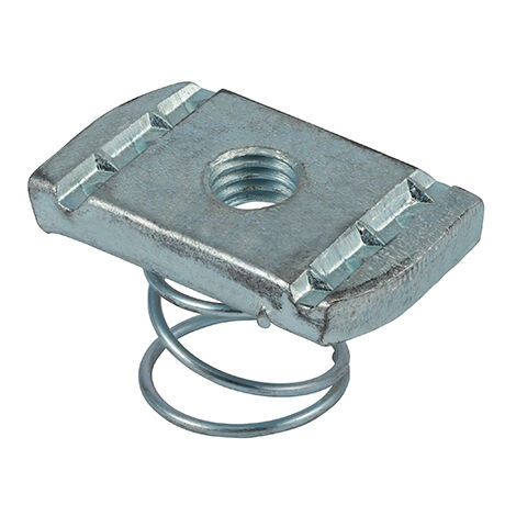 TIMCO Channel Nuts Short Spring Silver - M8