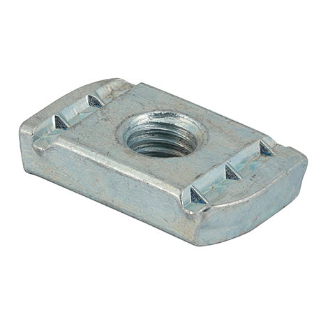TIMCO Channel Nuts Without Spring Silver - M12