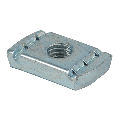 TIMCO Channel Nuts Without Spring Silver - M8