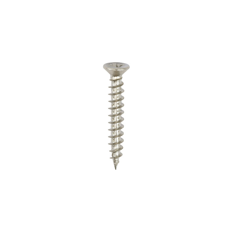Timco - Classic Multi-Purpose Hinge Screws - PZ - Countersunk - Nickel (Size 3.0 x 12 - 200 Pieces)