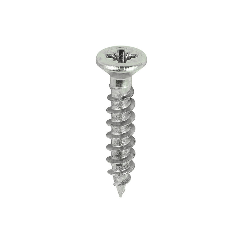 Timco - Classic Multi-Purpose Hinge Screws - PZ - Countersunk - Nickel (Size 3.0 x 16 - 200 Pieces)