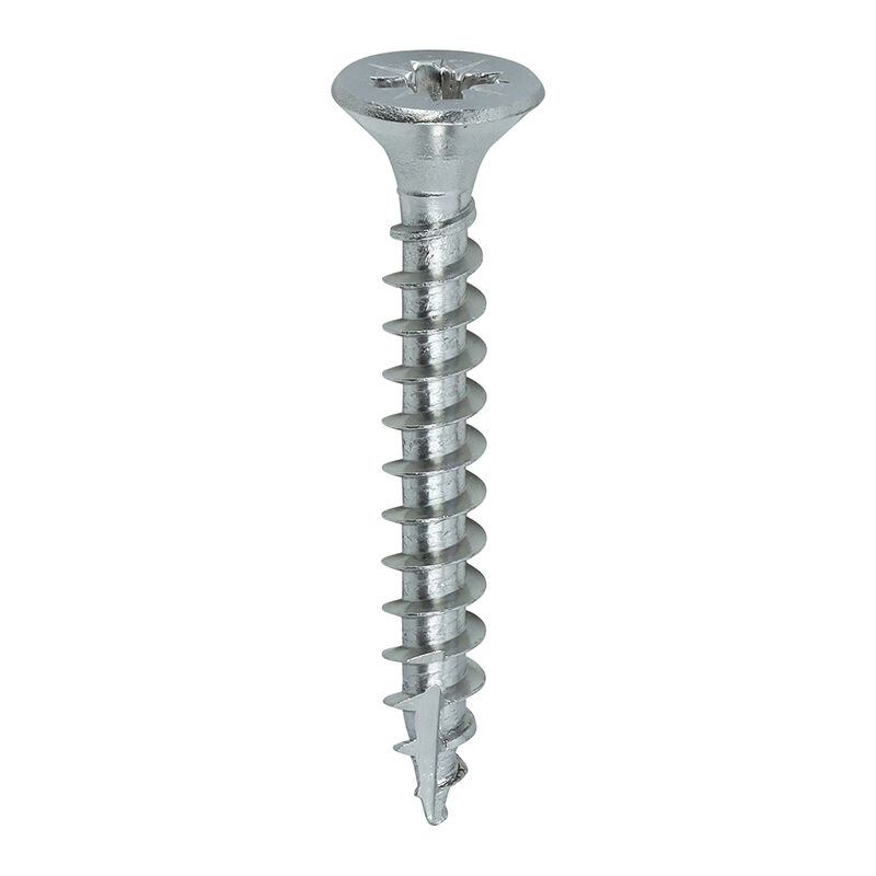 Timco - Classic Multi-Purpose Screws - PZ - Double Countersunk - A4 Stainless Steel (Size 4.0 x 30 - 200 Pieces)