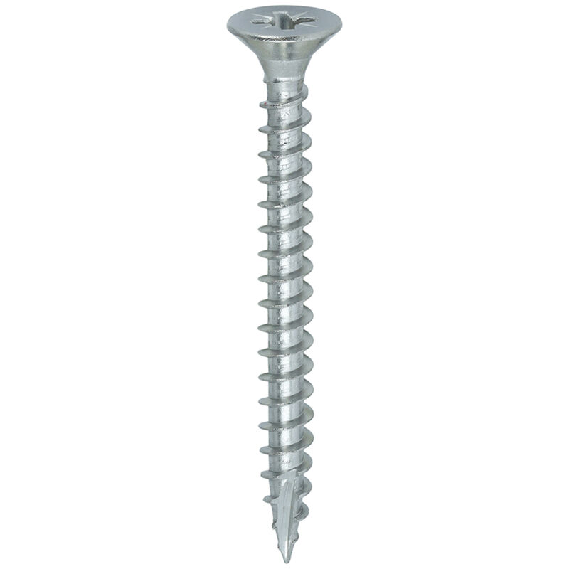 Timco - Classic Multi-Purpose Screws - PZ - Double Countersunk - A4 Stainless Steel (Size 5.0 x 50 - 200 Pieces)