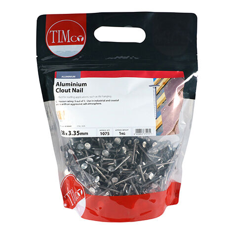 TIMCO Clout Nails Aluminium - 38 x 3.35