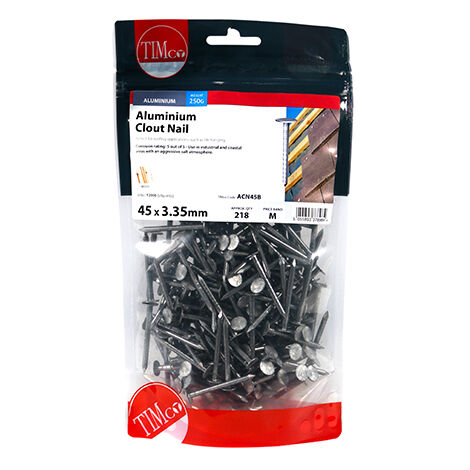 TIMCO Clout Nails Aluminium - 45 x 3.35