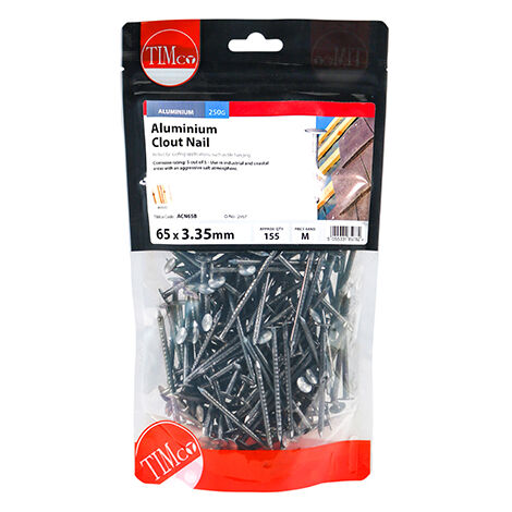 TIMCO Clout Nails Aluminium - 65 x 3.35