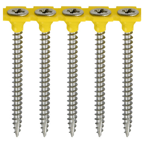 TIMCO Collated Classic Multi-Purpose Countersunk A2 Stainless Steel Woodcrews - 4.0 x 50