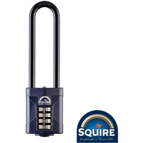 TIMCO Combination Padlock - Steel 4" Long Shackle - 50mm
